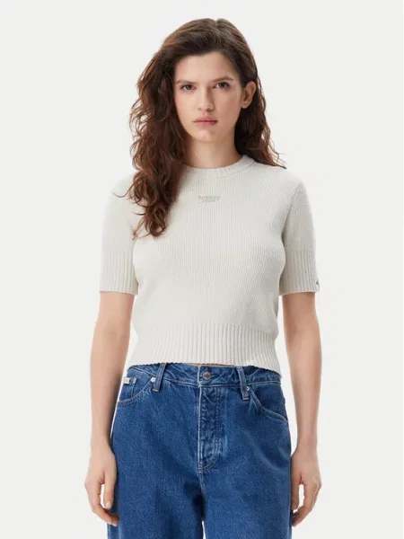 Tommy Jeans sweter beżowy