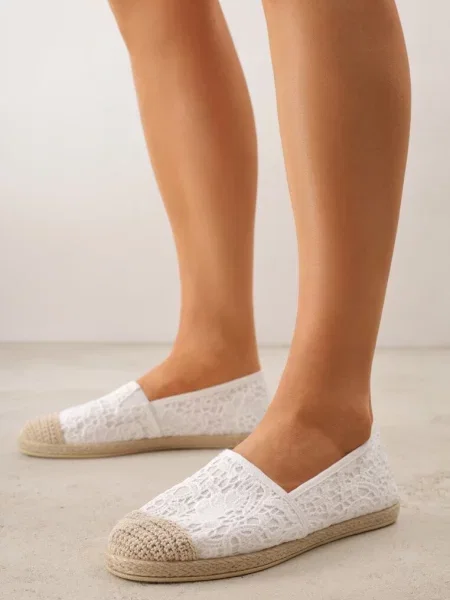 Espadrile Marilex albe