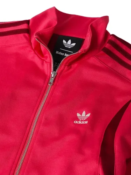 Prugasta trčanje jakna Adidas crna