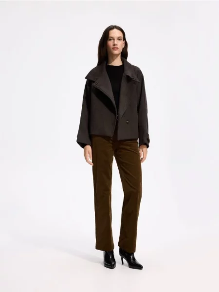 Reserved Pantaloni cu brun-auriu
