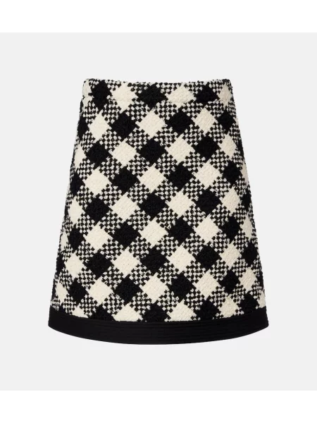 Spódnica Valentino wełniana czarna