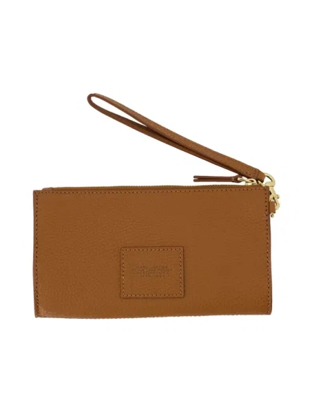 Kopertówka Marc Jacobs skórzana brązowa
