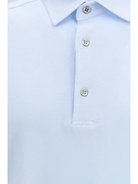 Tricou polo Loro Piana albastru