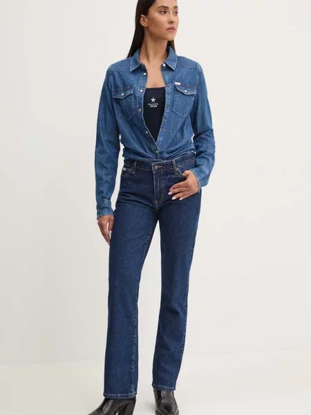 Джинсова сорочка Guess Jeans slim класичний комір