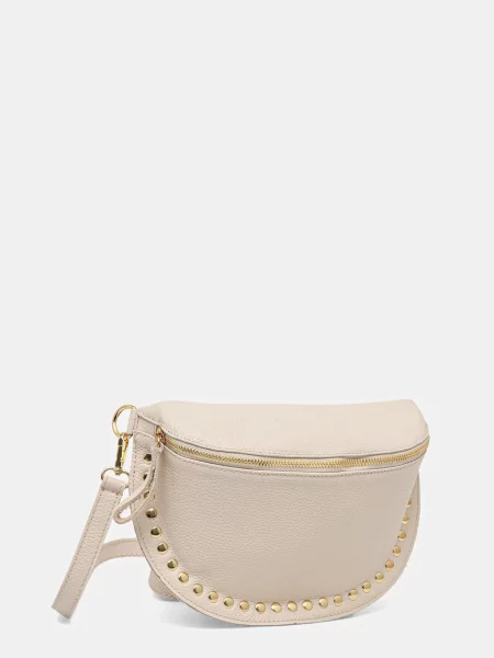 Кожаная сумка Answear.lab бежевая