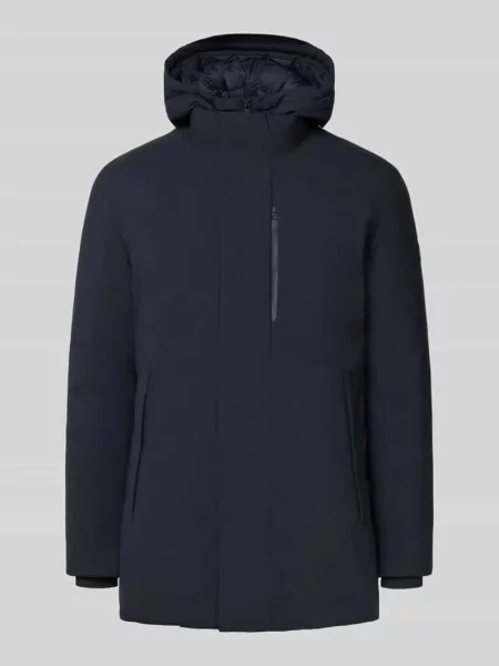 Kurtka outdoorowa o kroju regular fit z pionową kieszenią na piersi model ‘Esle’ Save The Duck czarna