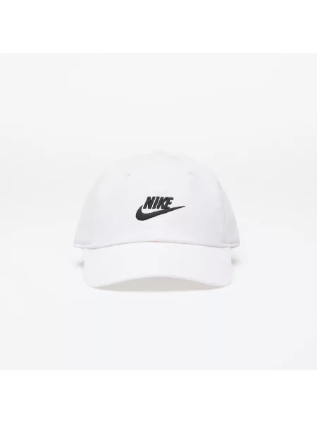 Kšiltovka Nike Club Unstructured Futura Wash white/black bílá