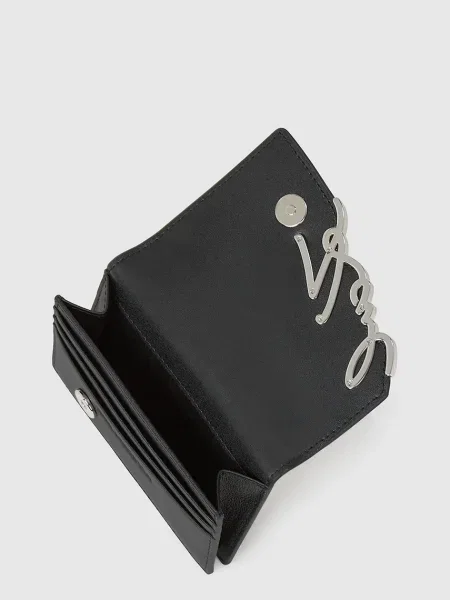 Karl Lagerfeld portofel de piele negru