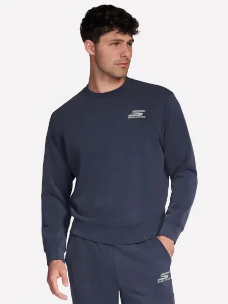 Флісова кофта Skechers текстиль/поліестер синій