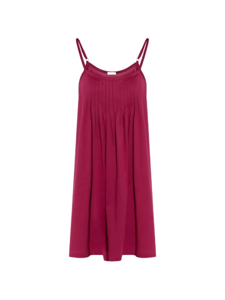 Mały sukienka mini Hanro plisowana garniturowa różowa