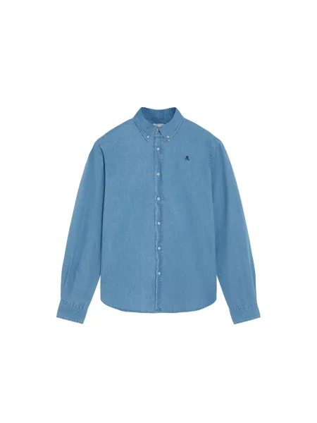 Scalpers Cămașă denim albastru
