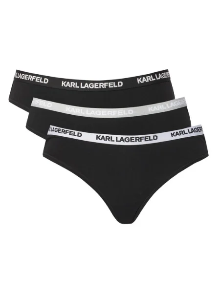 Karl Lagerfeld Tanga negru / murdar alb