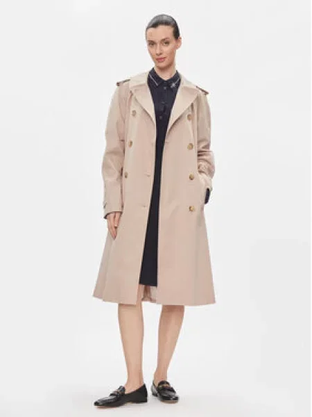 Tommy Hilfiger Trenčkot Cotton Classic Trench béžová