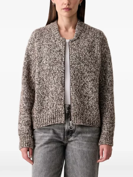 Cardigan Marc O'polo tricotate chunky maro