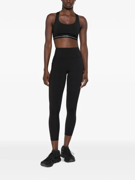 Κολάν Calvin Klein με ψηλή μέση με σχέδιο μαύρο