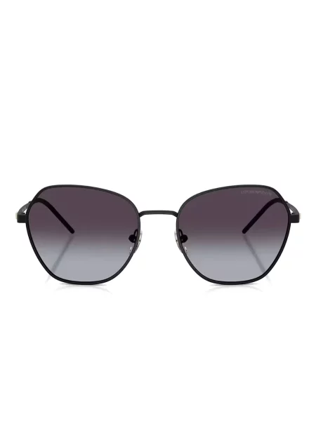 Ochelari de soare Emporio Armani cu imprimeu geometric negru