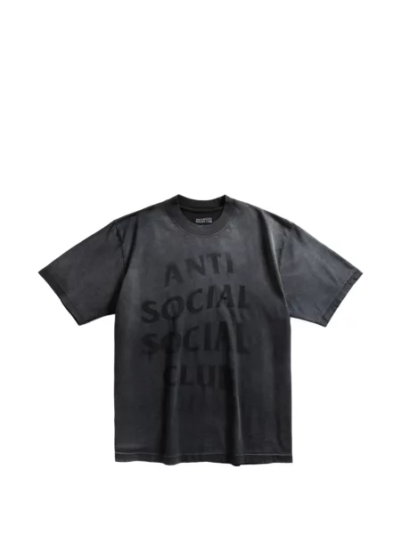 Tricou Anti Social Social Club cu imagine negru