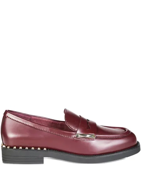 Pantofi loafer Ash din piele roșu