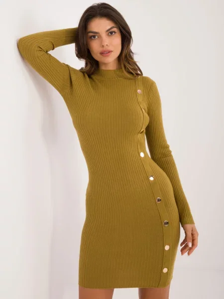 Rochie Fashionhunters tricotate de costum maro