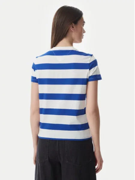 Tommy Jeans Póló Flag kék