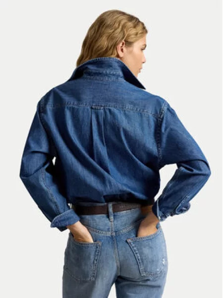 Polo Ralph Lauren Bluza traper plavi