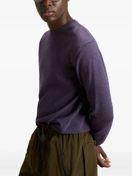 Pulover Woolrich cu decolteu rotund violet