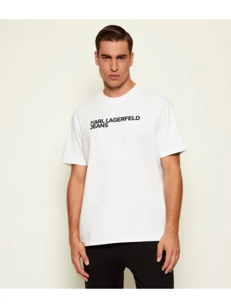 Karl Lagerfeld Jeans Tricou alb