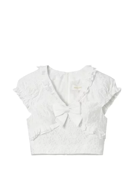 Top Shushu/tong cu funde alb
