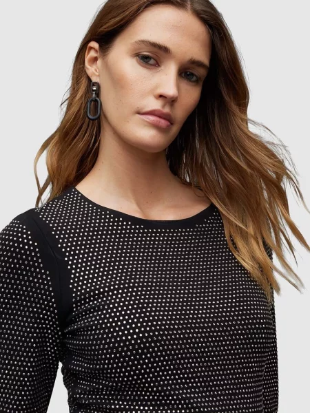 Šaty AllSaints Alya mini černá