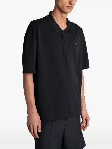 Polo Nike με κέντημα μαύρο