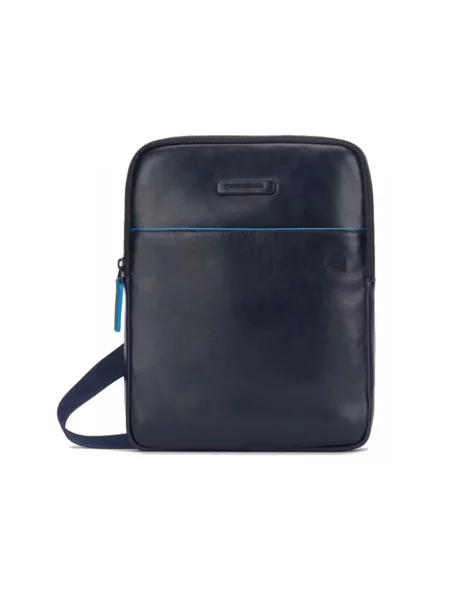 Torba Piquadro skórzana niebieska