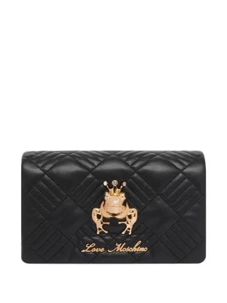Geantă Love Moschino matlasată negru
