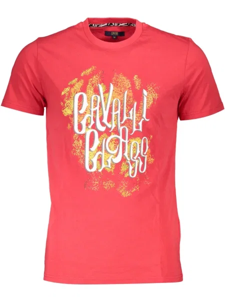 Tricou Cavalli Class scurt roșu