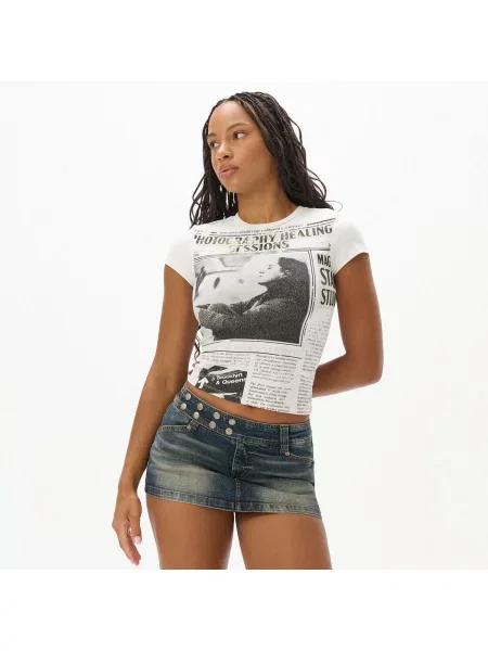 Футболка Cropp белая