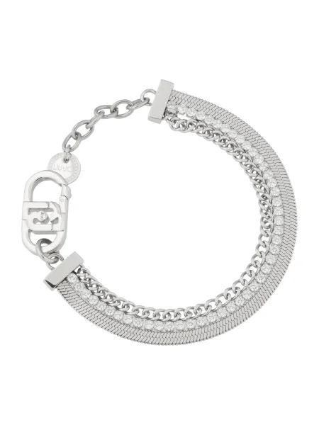 Liu Jo Zapestnica / transparentna srebrna