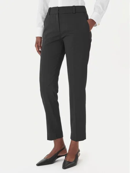 HUGO Red Pantaloni cu dungă Hetana' negru