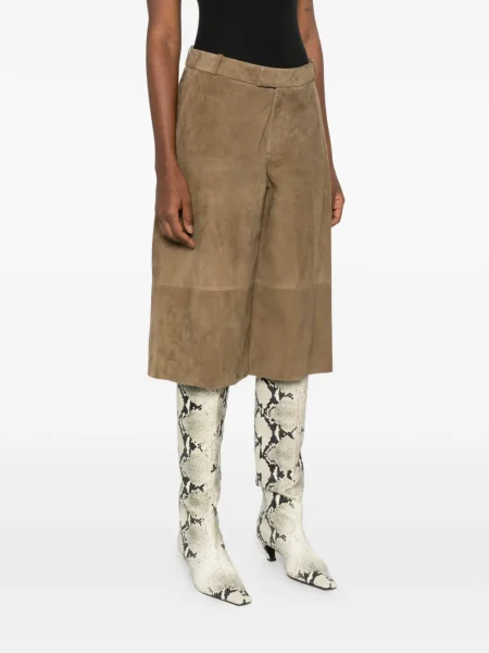 Bermudy Arma zamszowe zielone