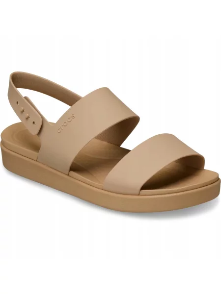 Sandały dla Kobiet Crocs Brooklyn Backstrap Low. beżowe