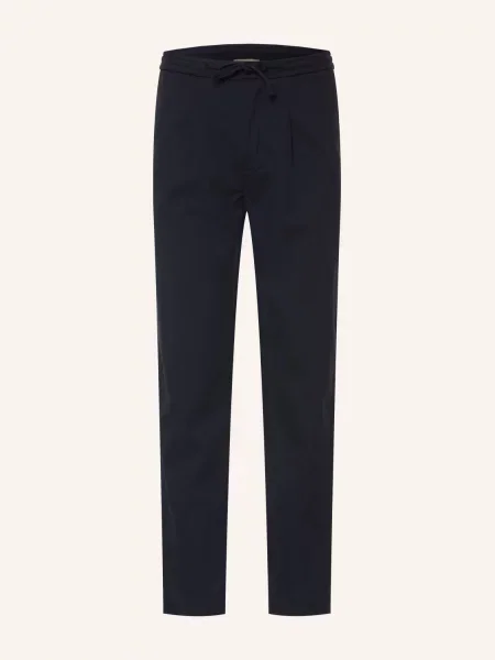 Aurélien Kalhoty Z Teplákoviny Střih Extra Slim Fit tmavě modrá
