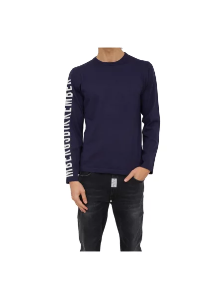 Sweter Bikkembergs niebieski
