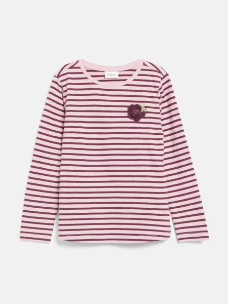 S.Oliver Tricou mov zmeură roz