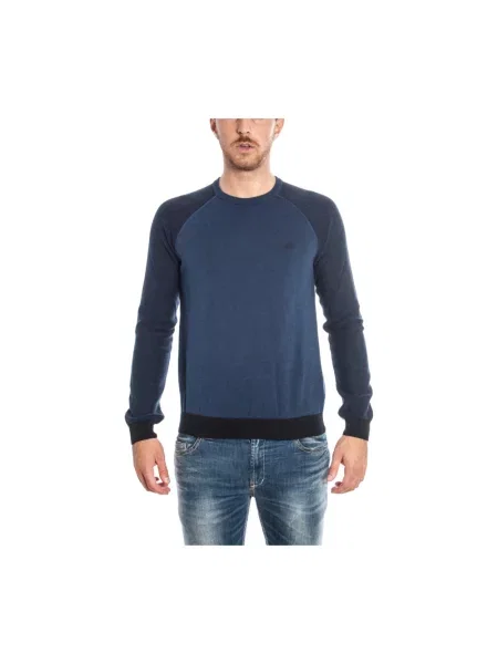 Sweter Armani Jeans niebieski