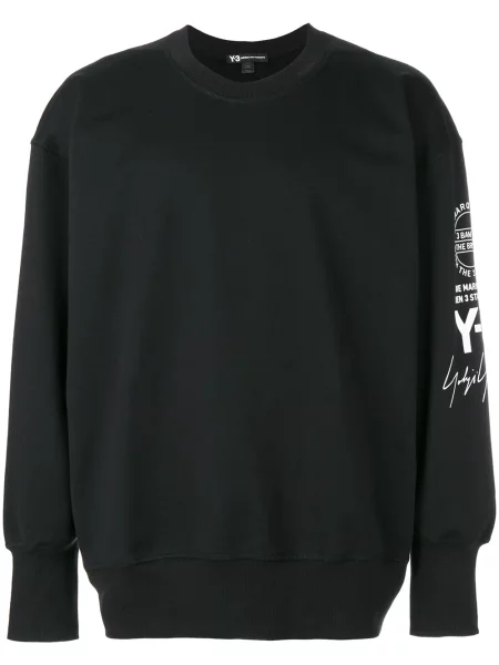 Hanorac Y-3 cu autograf negru