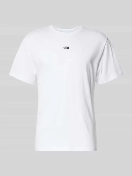 T-shirt z wyhaftowanym logo The North Face biała