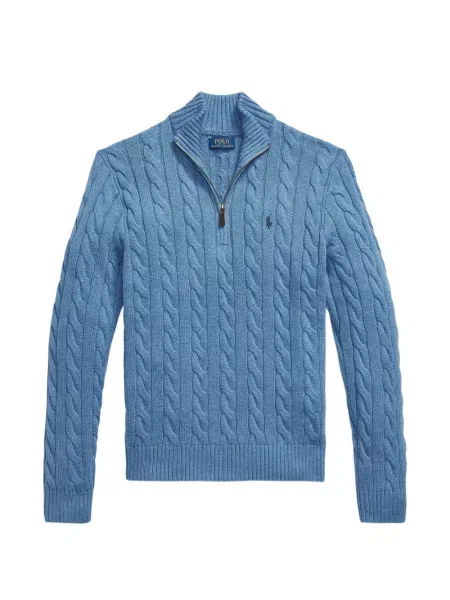 Tricou polo Polo Ralph Lauren cu glugă cu blană cu broderie roșu