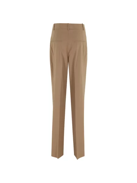 Pantaloni Róhe plisate maro