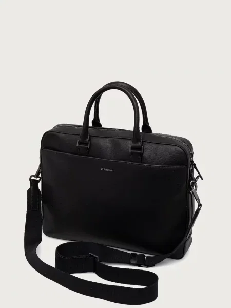 Torba na laptopa Calvin Klein czarna