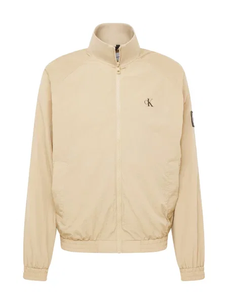 Geacă de blugi Calvin Klein Jeans bej