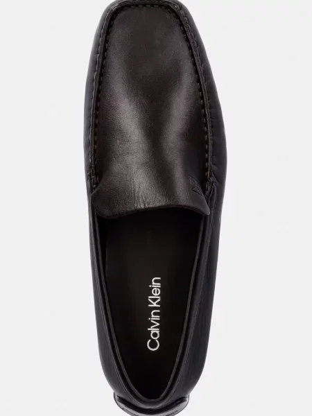 Calvin Klein férfi bőr mokaszin DRIVER PENNY EMBL LTH barna