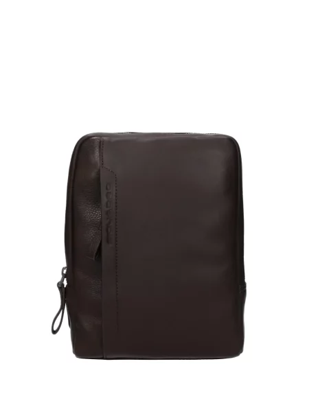 Geantă crossbody Piquadro din piele maro